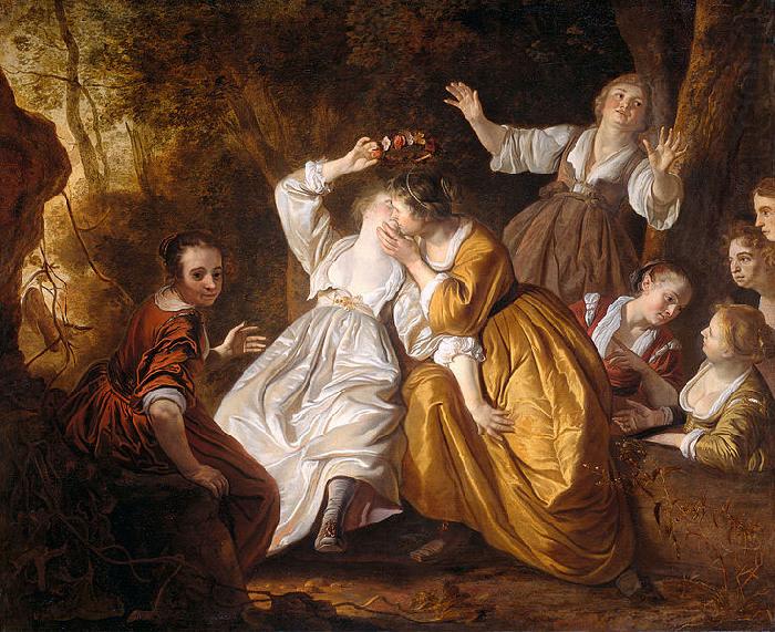 Jacob van Loo Amarillis crowning Mirtillo china oil painting image